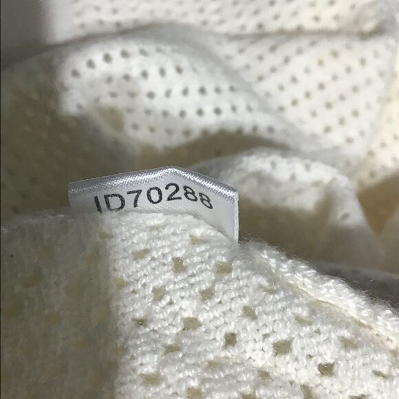 Ann Taylor Factory Cream Layered Knit Top Petite - Picture 7 of 8